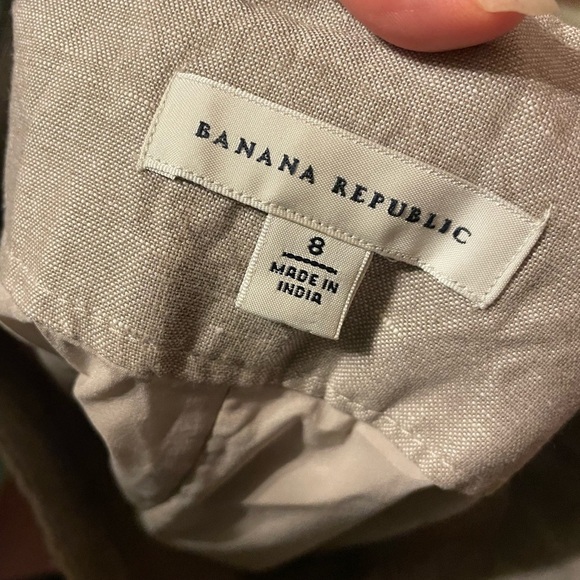 BANANA REPUBLIC LINEN PENCIL SKIRT - Picture 5 of 6